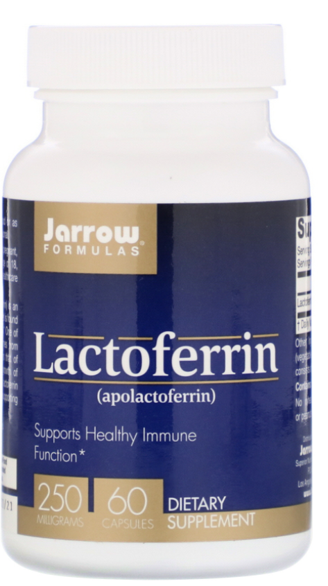 Levně Jarrow Formulas Jarrow Lactoferrin (laktoferin), 250 mg, 60 softgelových kapslí