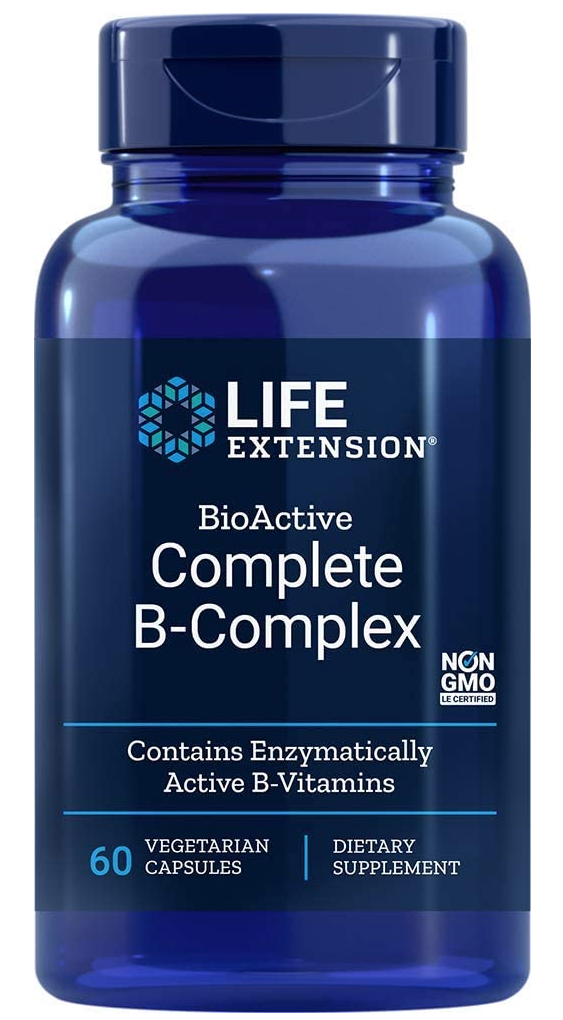 Levně Life Extension BioActive Complete B Complex 60 kapslí