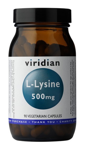 Levně Viridian L-Lysine 90 kapslí