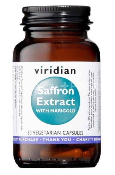 Levně Viridian Saffron Extract (Šafrán) 30kapslí