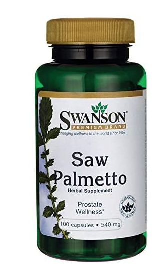 Levně Swanson Saw Palmetto (Serenoa plazivá), 540 mg, 100 kapslí