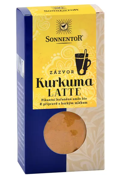 Sonnentor Kurkuma Latte - zázvor BIO 60 g *CZ-BIO-001 certifikát