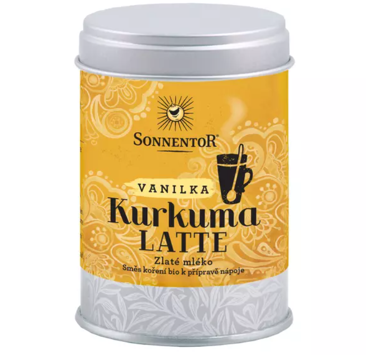 Levně Sonnentor Kurkuma Latte - vanilka BIO, 60 g dóza *CZ-BIO-001 certifikát