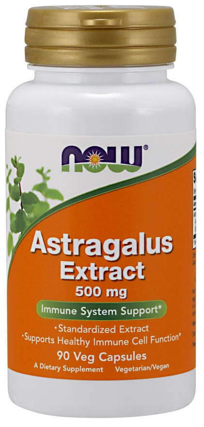 Levně Now® Foods NOW Astragalus Extrakt (Kozinec), 500 mg, 90 veg. kapslí