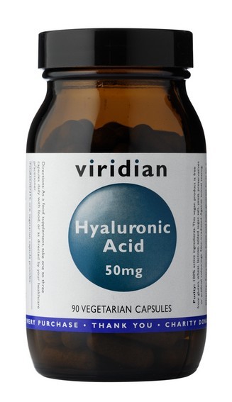 Levně Viridian Hyaluronic Acid 90 kapslí (Kyselina Hyaluronová)