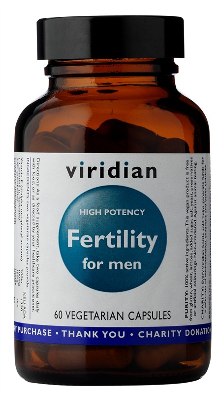 Levně Viridian Fertility for Men 60 kapslí (potence)