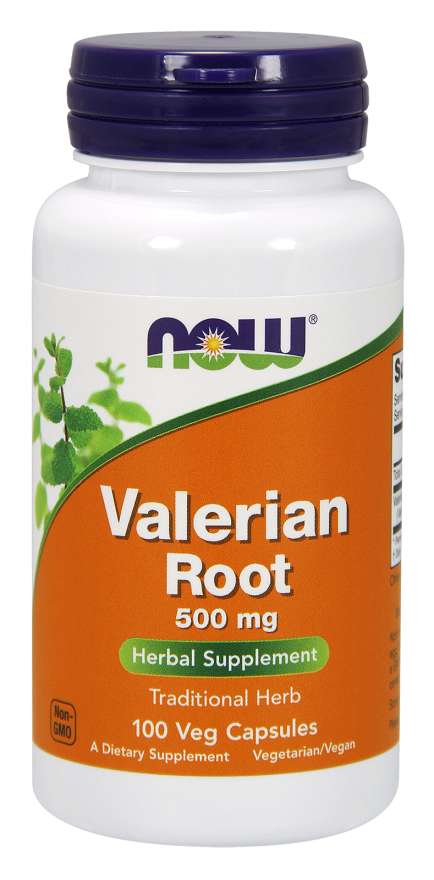 Levně Now® Foods NOW Valerian Root (kozlík lékařský), 500 mg, 100 rostlinných kapslí