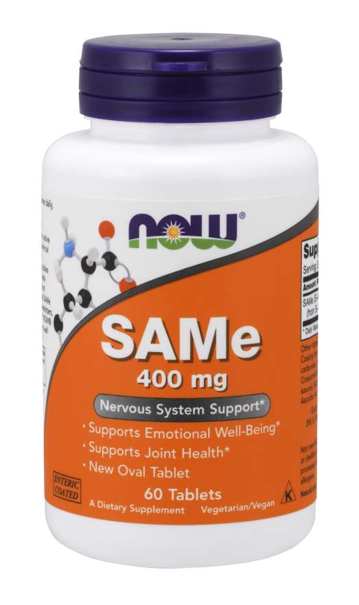 Now® Foods NOW SAMe (S-adenosylmethionin), 400 mg, 60 tablet