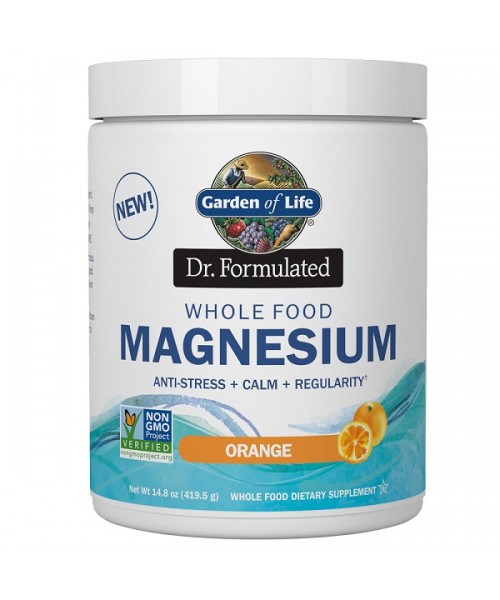Levně Garden of Life - Magnesium Dr. Formulated (hořčík - pomeranč) 419g