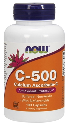 Levně Now® Foods NOW Buffered Vitamin C-500, PH neutrální Vitamín C, 100 kapslí