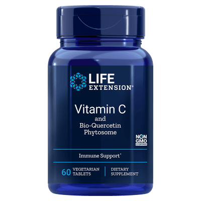 Levně Life Extension Vitamin C a Bio-Quercetin Phytosome, 60 tablet