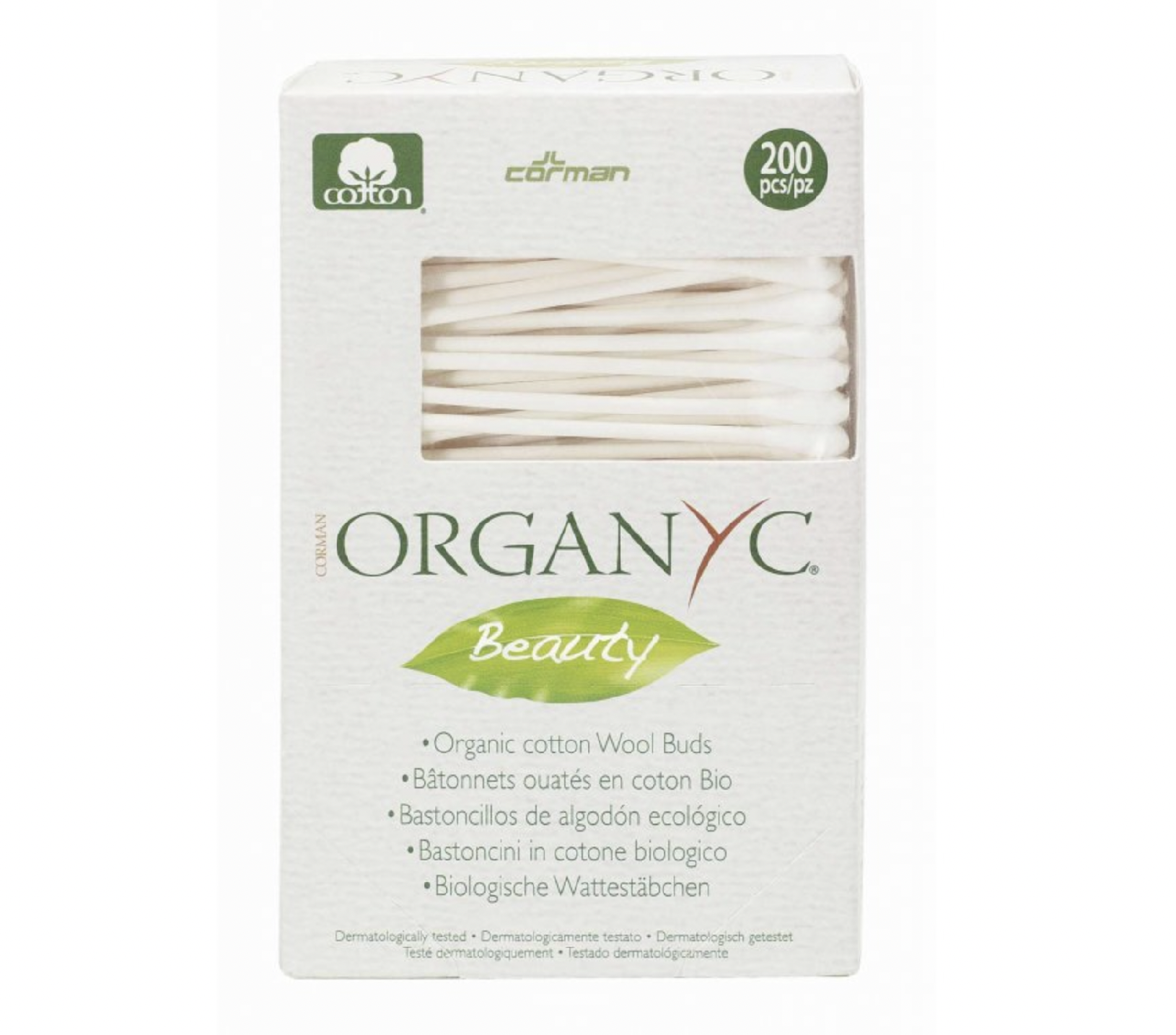 Organyc Čistící tyčinky  BIO 200 ks Obrázek