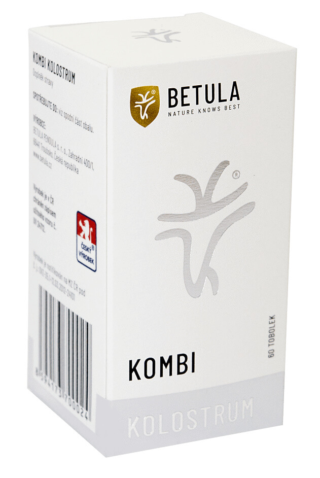 Betula - Kombi kolostrum (colostrum), 250 mg, 60 kapslí
