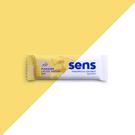 Sens Pleasure protein bar ananas a kokos 40 g Obrázek