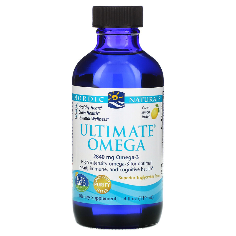 Levně Nordic Naturals Ultimate Omega, 2840 mg, Citron, 119 ml