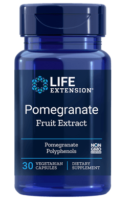 Levně Life Extension Pomegranate, extrakt z granátového jablka, 30 rostlinných kapslí