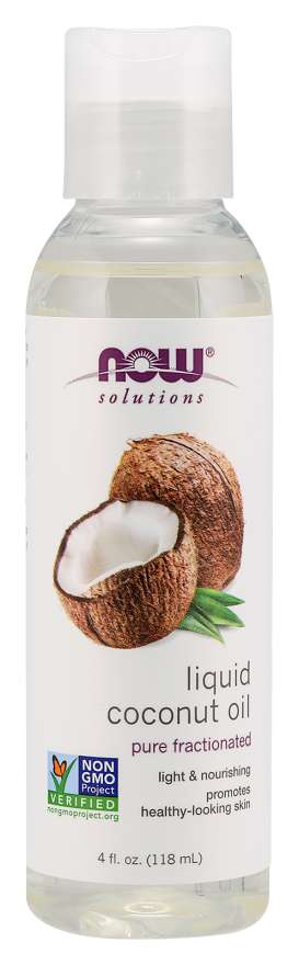 Levně Now® Foods NOW Coconut oil (kokosový olej), Liquid Pure Fractionated, 118 ml
