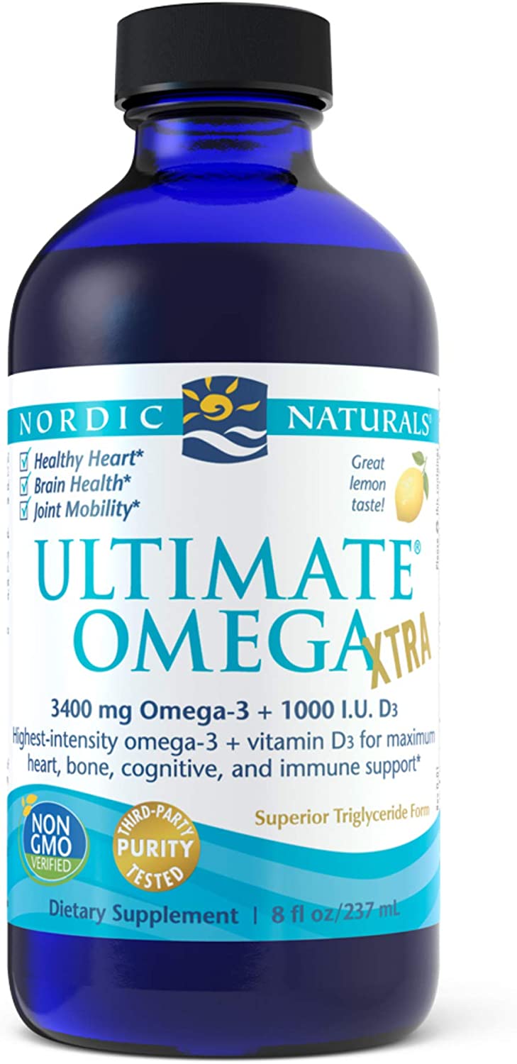 Levně Nordic Naturals Ultimate Omega Xtra, 3400 mg, Citron, 237 ml