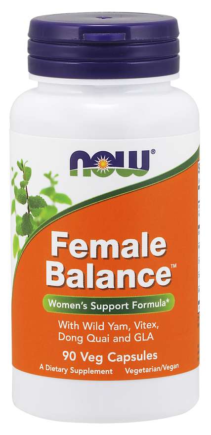 Now® Foods NOW Female Balance (ženské zdraví), 90 rostlinných kapslí Obrázek
