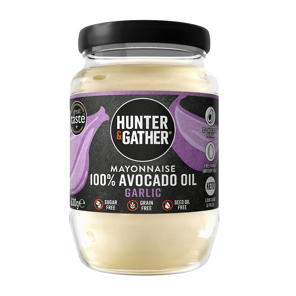 HUNTER & GATHER Avokádová majonéza s česnekem, 630 g