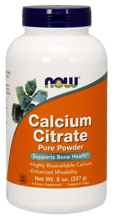 Now® Foods NOW Calcium Citrate Pure Powder, (Vápník čistý prášek), 227g