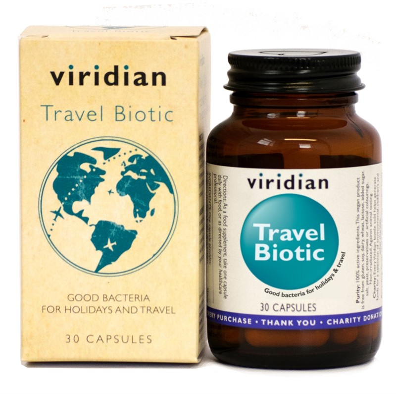 Levně Viridian Travel Biotic 30 kapslí (cestovní probiotika)