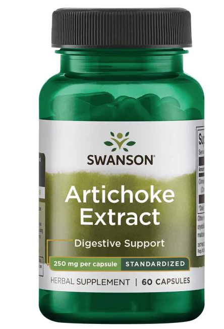 Levně Swanson Artichoke (Extrakt z Artyčoku), 250 mg, 60 kapslí