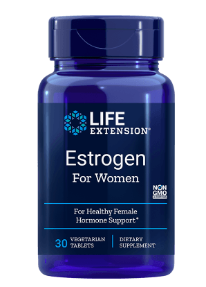 Levně Life Extension Estrogen for Women, Estrogen pro Ženy, Menopauza, 30 rostlinných tablet