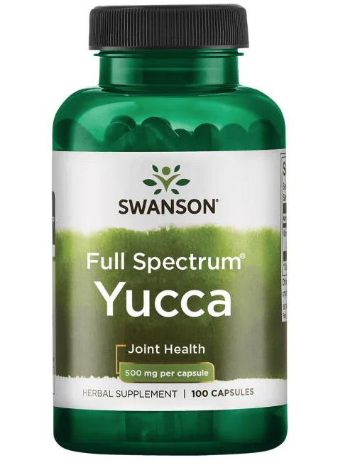 Levně Swanson Yucca (Juka), 500 mg, 100 kapslí