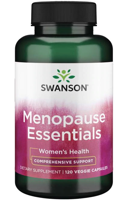 Levně Swanson Menopause Essentials, ženské zdraví: Menopauza, 120 kapslí