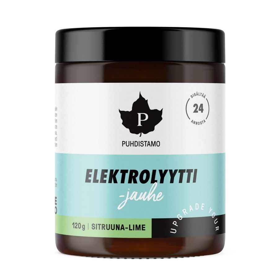 Levně Puhdistamo - Electrolyte Powder 120g lemon lime