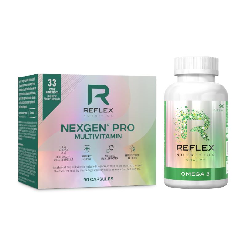 Levně Reflex Nexgen® PRO Multivitamín 90 kapslí NEW + Omega 3 90 kapslí ZDARMA