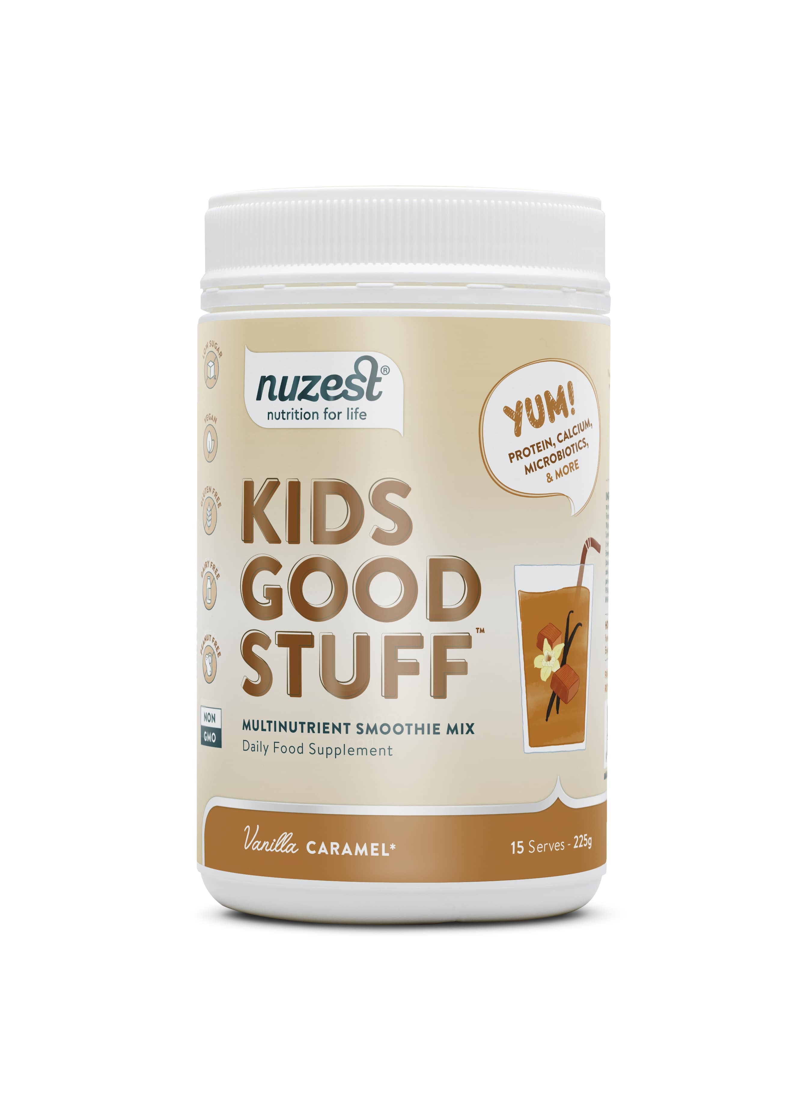 Nuzest - Kids Good Stuff, Vanilla Caramel Balení: 225g