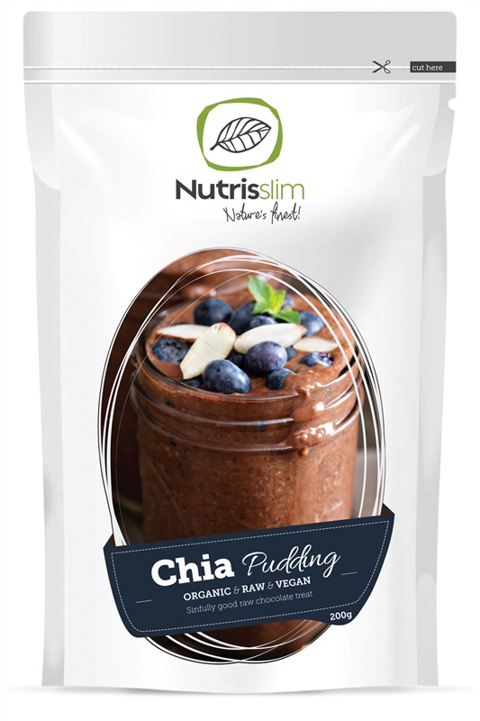 Nutrisslim Bio puding Chia 200g SI-EKO-001 certifikát