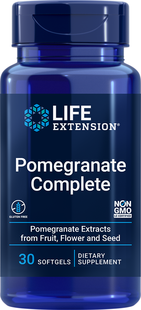 Life Extension Pomegranate Complete, 30 softgelových kapslí