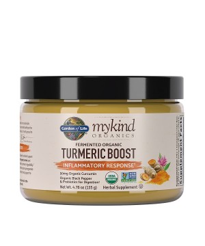 Levně Garden of life mykind Herbal Turmeric boost (kurkuma prášek), 135g