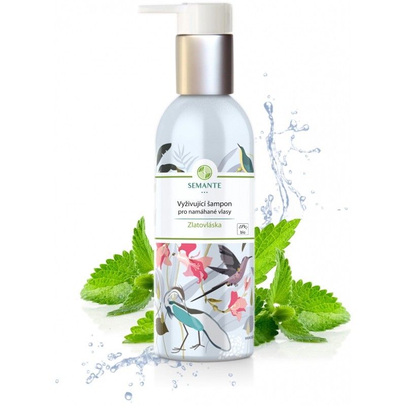 Naturalis - Vyživující šampon pro namáhané vlasy Zlatovláska BIO, 200 ml