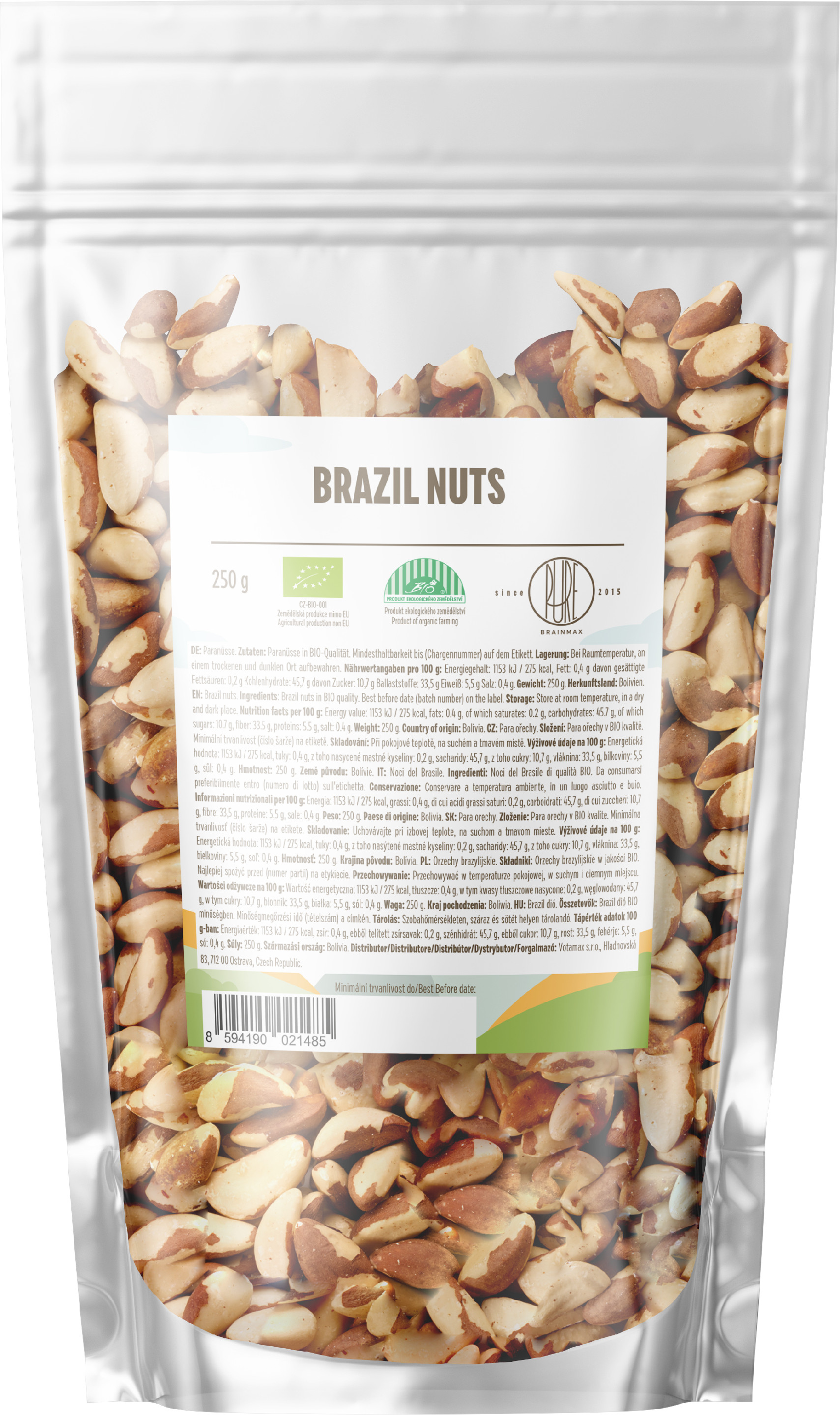 BrainMax Pure Para ořechy BIO, 250g Obrázek