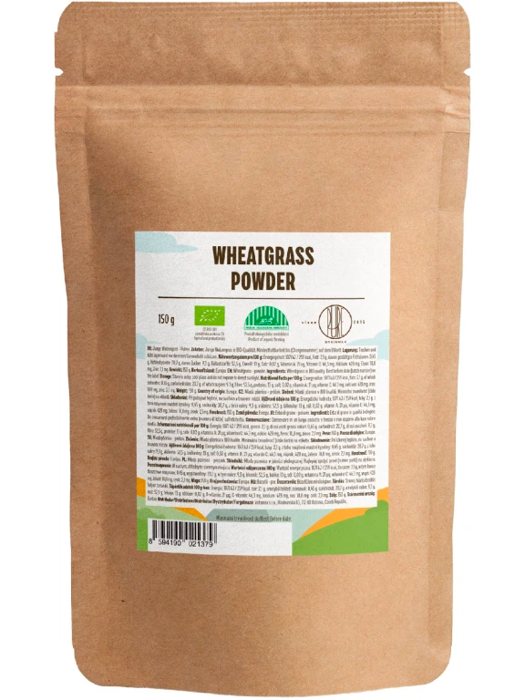 BrainMax Pure Mladá pšenice BIO, 150 g Obrázek