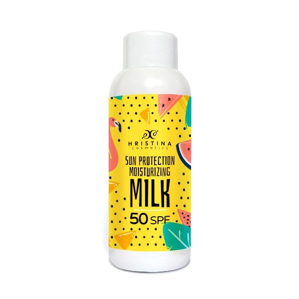 Levně Hristina - Přírodní hydratační mléko na opalování 50 SPF, 150 ml