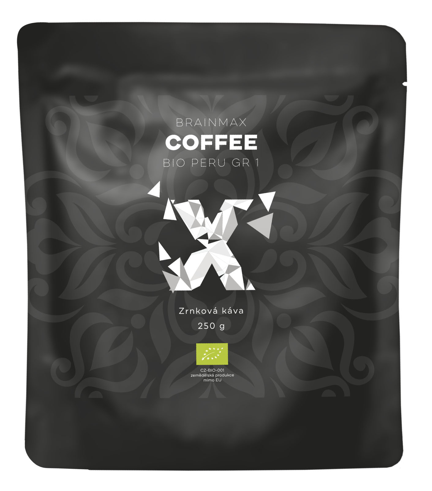 BrainMax Coffee, Káva Peru Grade 1 BIO, 250g, Zrno