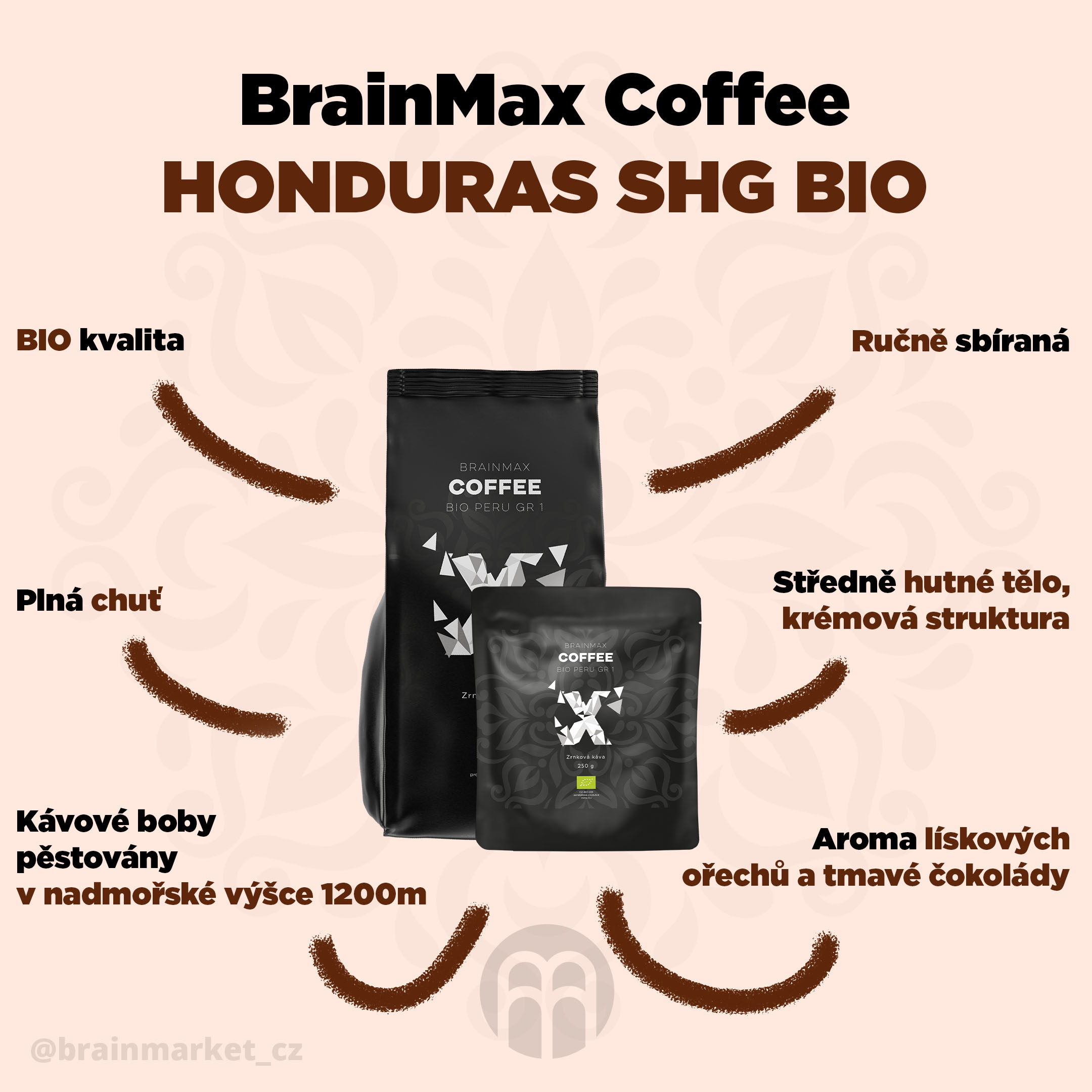 BrainMax Coffee - Kaffee Honduras SHG BIO, 1kg