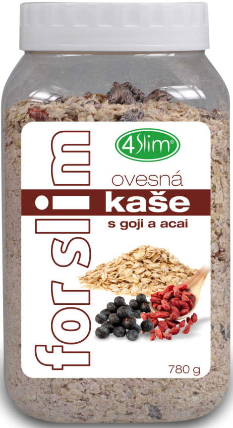 4Slim - Ovesná kaše s goji a acai, 780 g