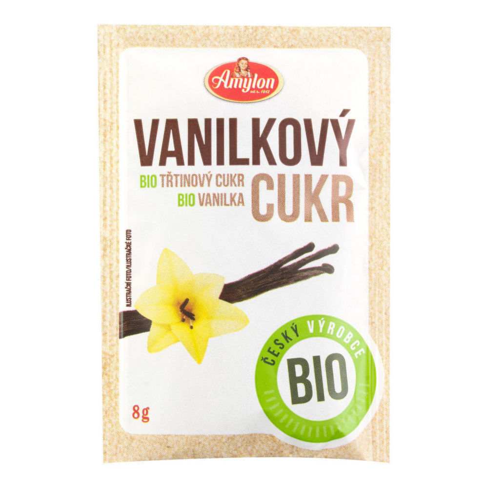 Levně Amylon - Cukr vanilkový BIO, 8 g * CZ-BIO-001 certifikát