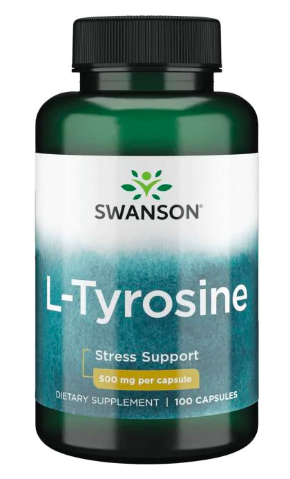 Levně Swanson L-Tyrosine, 500 mg, 100 kapslí