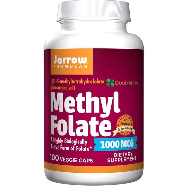 Levně Jarrow Formulas Jarrow Methyl Folate (Aktivní forma kyseliny listové), 1000mcg, 100 rostlinných kapslí