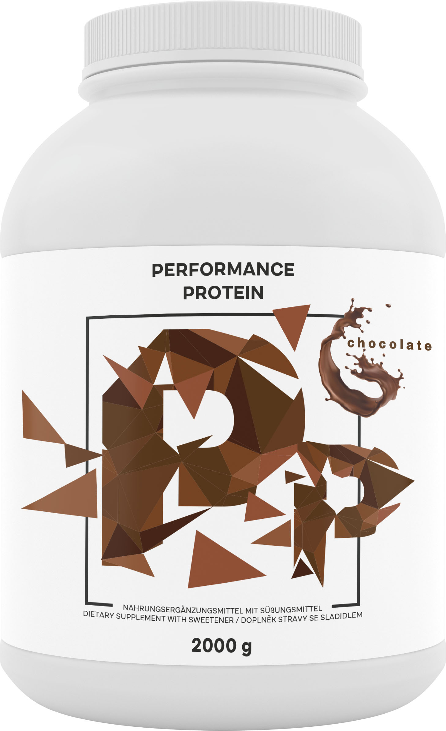 BrainMax Performance Protein, nativní syrovátkový protein, čokoláda, 2000 g Doplněk stravy