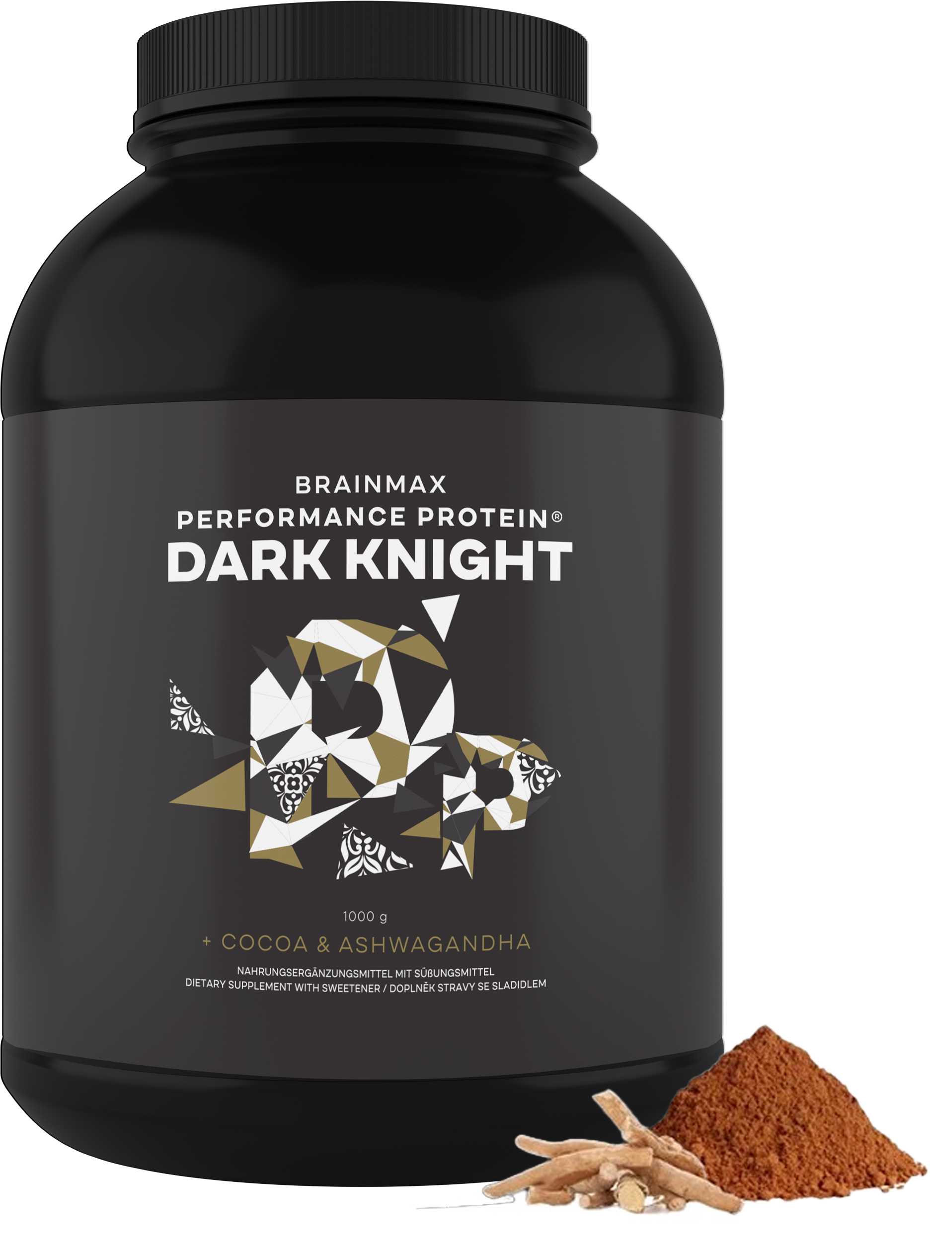 BrainMax Performance Protein® Dark Knight, nativní syrovátkový protein, 1000 g