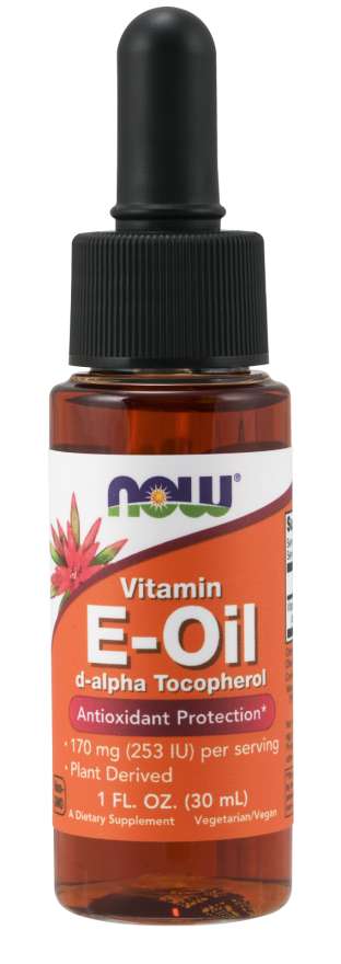 Levně Now® Foods NOW Vitamin E-Oil, Tekutý Vitamín E, 30 ml.