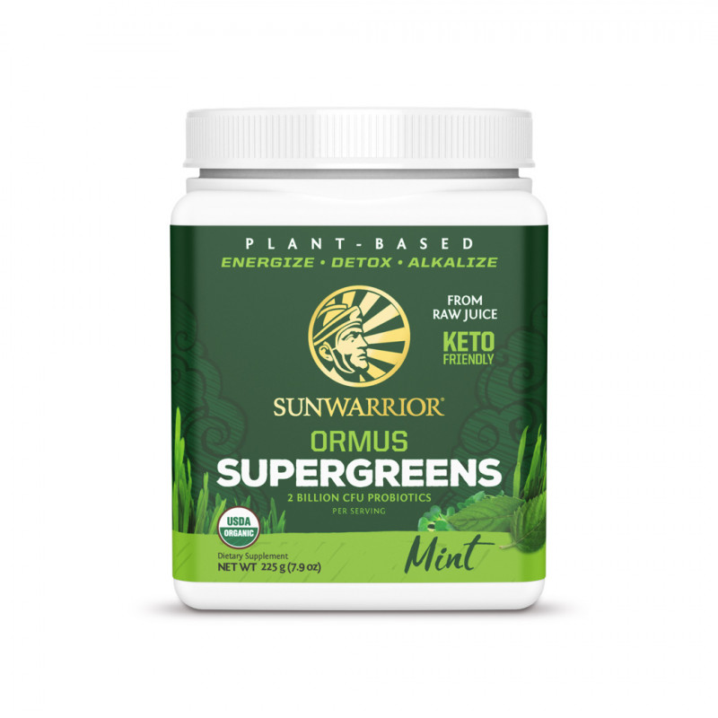 Levně Sunwarrior Ormus Super Greens Bio - Máta, 225g